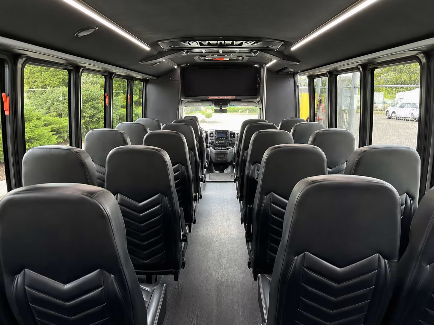 15 passenger minibus inside