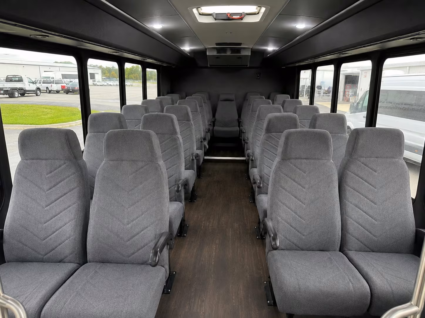 18 passenger minibus inside