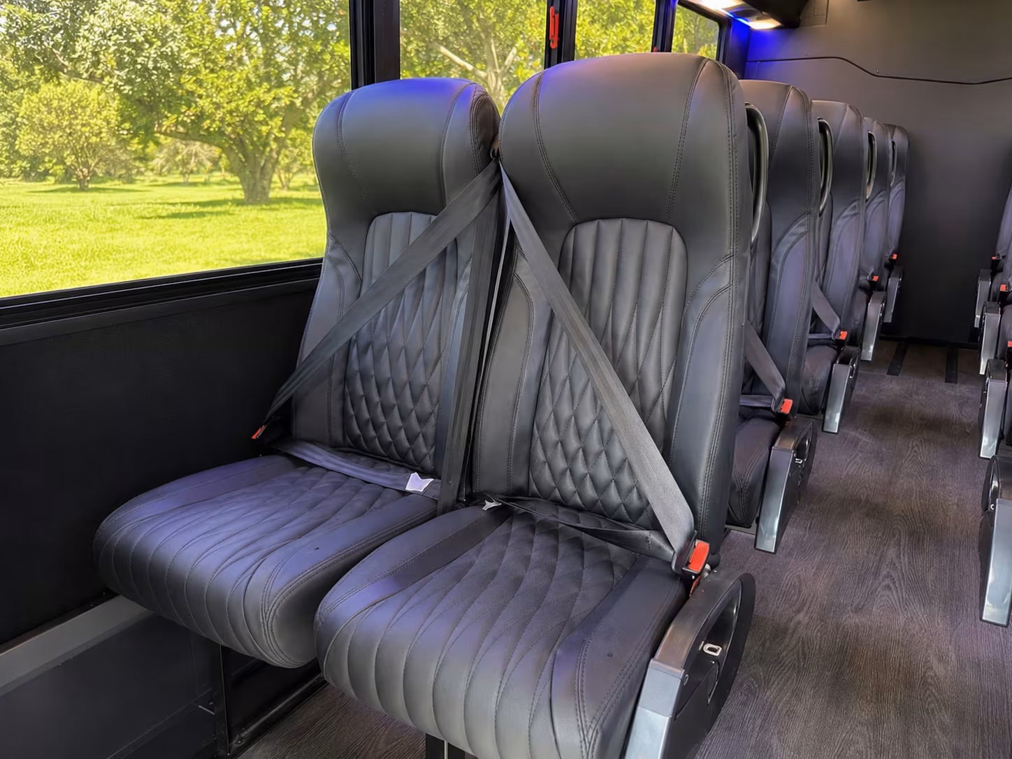 18 passenger minibus interior