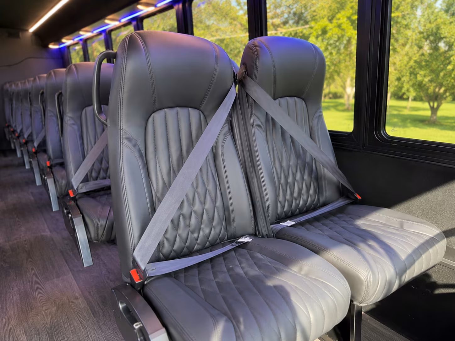 20 passenger minibus inside