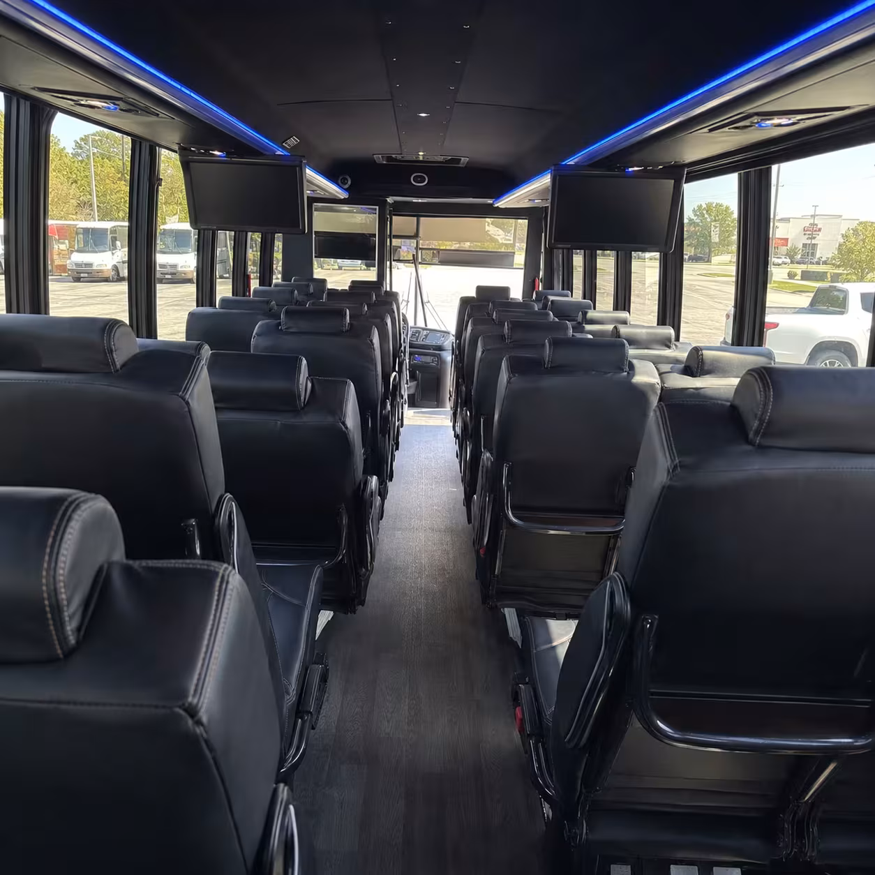 35 passenger minibus interior