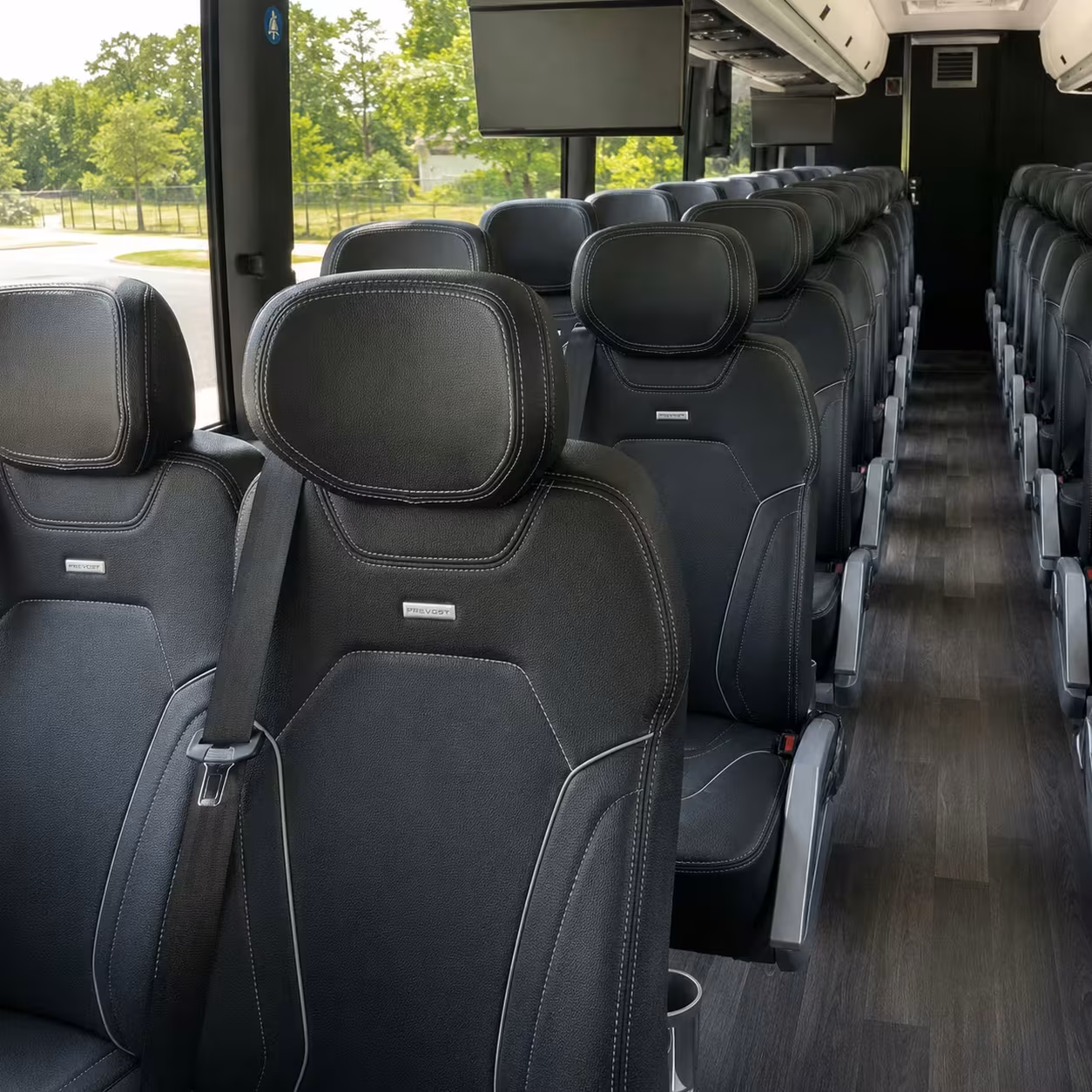 oxnard charter bus interior