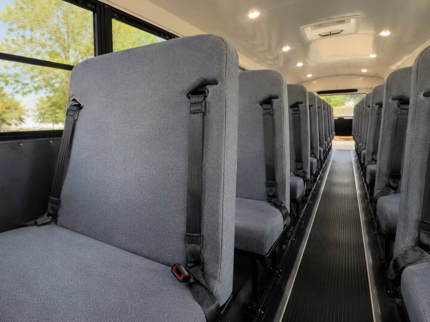school bus interior